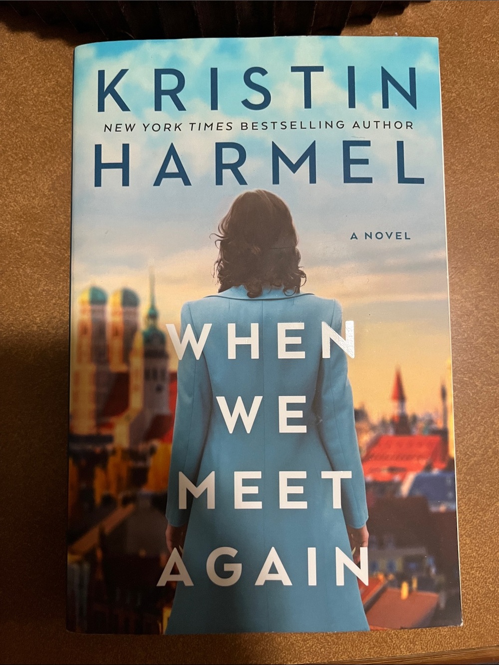"When We Meet Again" Paperback Novel - Light Blue Cover